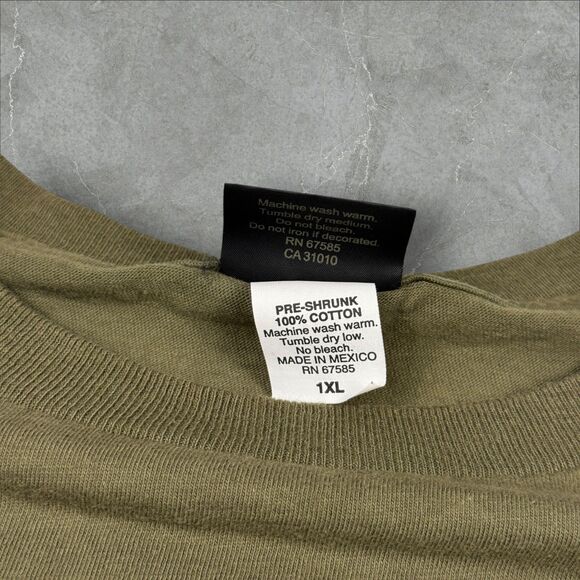 Vintage Y2K Changes Green Lantern DC Comics Super Hero T-Shirt Olive Green - XL - Picture 5 of 7